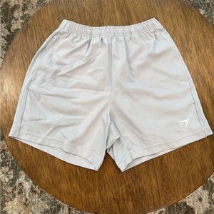 Gymshark Light Gray Athletic Shorts